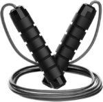 Jump Rope Tangle-Free Rapid Speed with Ball Bearings Adjustable Jump Ropes,Skipping Rope for Men Women,Exercise & Slim Body Jumprope at Gym Home School