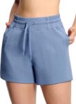 Women's Drawstring Sweat Shorts High Waisted Summer Workout Lounge Shorts with Pockets