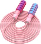 Jump Rope for Women Men, Fitness Jumprope for Women Workout, Adjustable Adult Exercise Skipping Rope